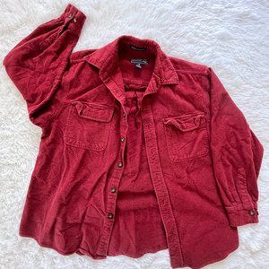 Large Mens Red/Brick Northern Expedition Limited Flannel